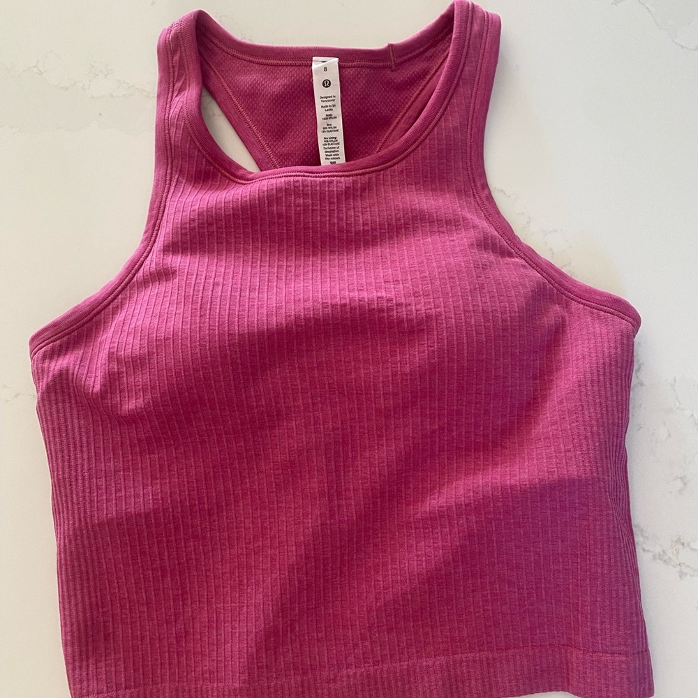 Ebb to street cropped razorback tank